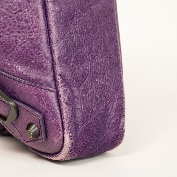 Balenciaga 2012 City Agneau Classic Hardware First Raisin Purple Leather Bag - Picture 6 of 16